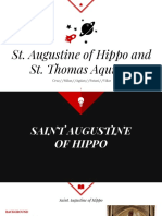 St. Augustine of Hippo and St. Thomas Aquinas