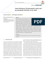 Sustainable Development Disclosure: Environmental, Social, and Governance Reporting and Gender Diversity in The Audit Committee