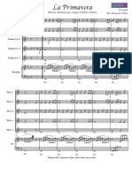 Musica D'insieme Per Cinque Trombe e Piano: A.Vivaldi Partitura Arr. Emanuele Celona