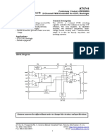 2-Channel PWM Controller for CCFL Backlight Regulation