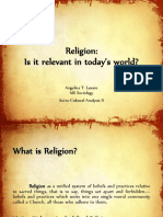 Is Religion Still Relevant in Today's World