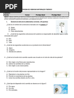 Prueba Ciencias 