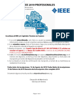 IEEE Bolivia Formulario Profesionales 2019