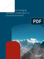 Adapt To The Changing Validation Landscape in A Cloud Environment