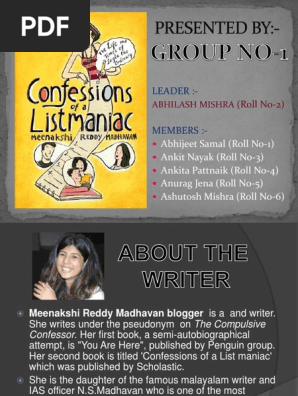 Confessions of a List Maniac