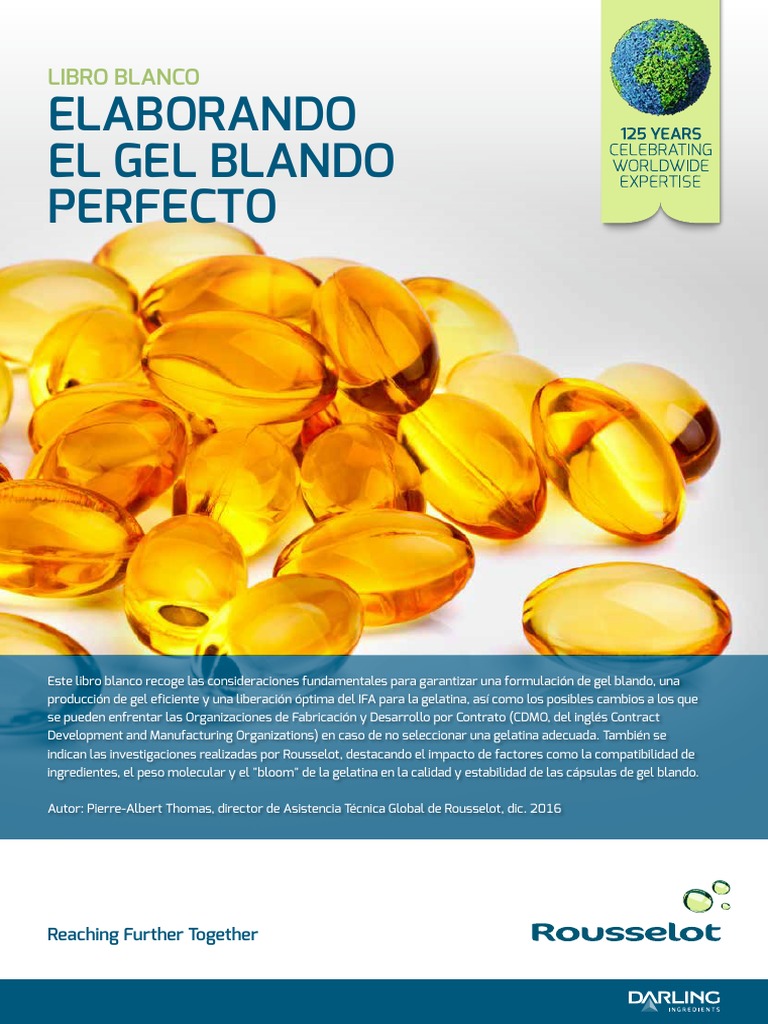 Rousselot Soft Gel White Paper | PDF | Colágeno | Humedad relativa