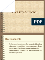 Proceso Reclutamiento