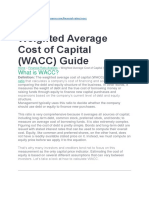 Weighted Average Cost of Capital (WACC) Guide