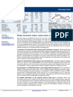 Weak Domestic Sales Retail Sales in Line With Expectation: Petrolimex (PLX) Earnings Flash