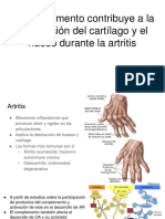 El Complemento Contribuye a La Destrucción Del Cartílago y El Hueso Durante La Artritis