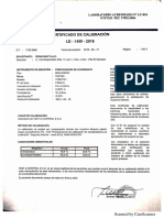 Certificado de Calibración - Psm243 - 1