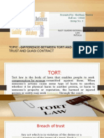 Topic: Difference Between Tort and Breach of Trust and Quasi Contract