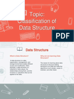 Topic: Classification of Data Structure