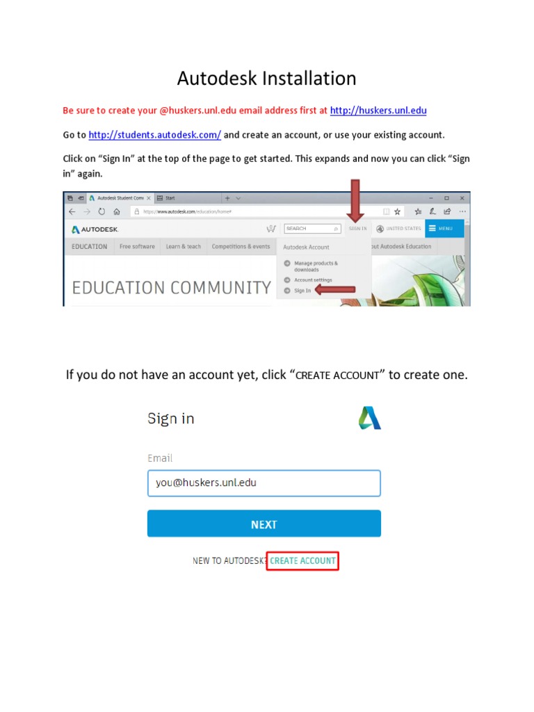 Revit 2019 Installation Guide for Students | PDF | Autodesk Revit ...