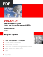 Oracle Communications Order and Service Management (OSM) : Product Overview