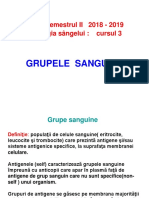 Fiziologie An II Sem II Curs Grupe Sangvine