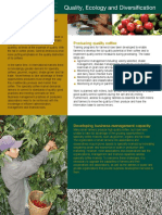 Building Capacity in Producers' Associations To Produce and Market Quality Coffee
