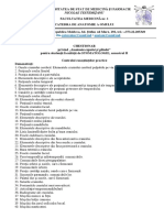 Chestionar. P. Practica F. Stom. Rom. 2017