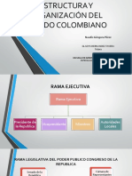 Estructura y Organización Del Estado Colombiano