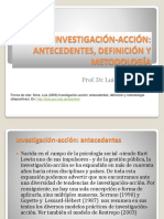 Investigación-Acción: Antecedentes, Definición Y Metodología