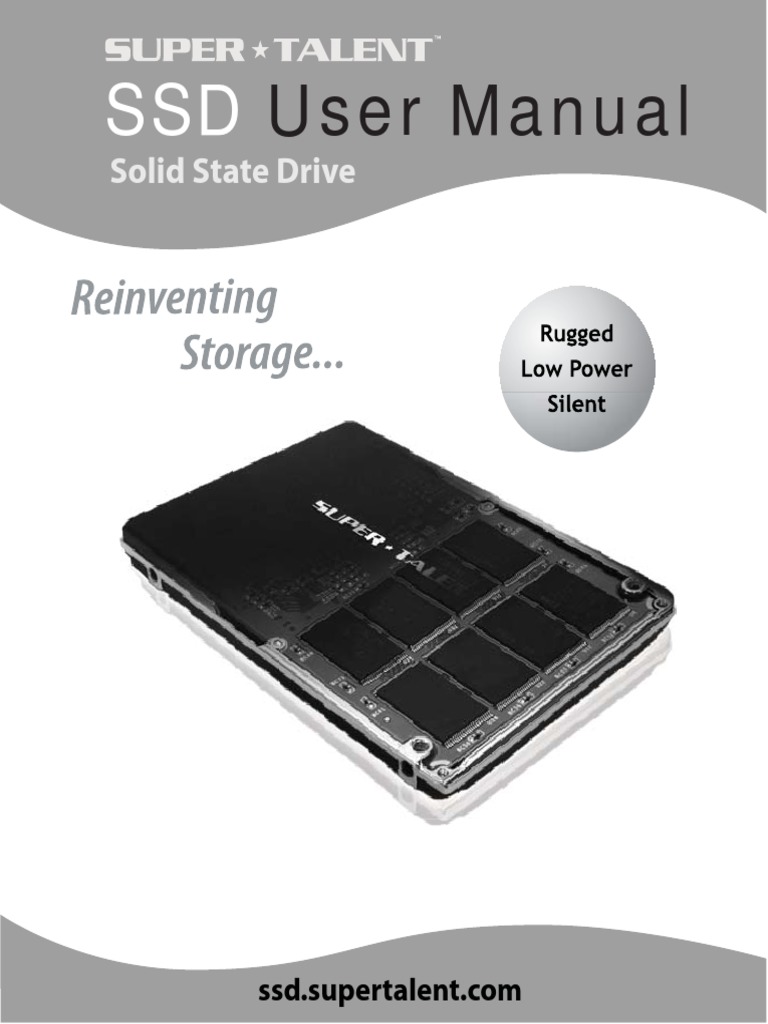User Manual: Solid State Drive | PDF | Solid State Drive | Digital ...