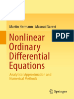 Nonlinear Ordinary differential equations