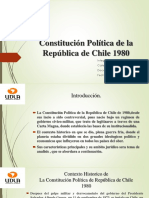 Constitución Política de La República de Chile 1980