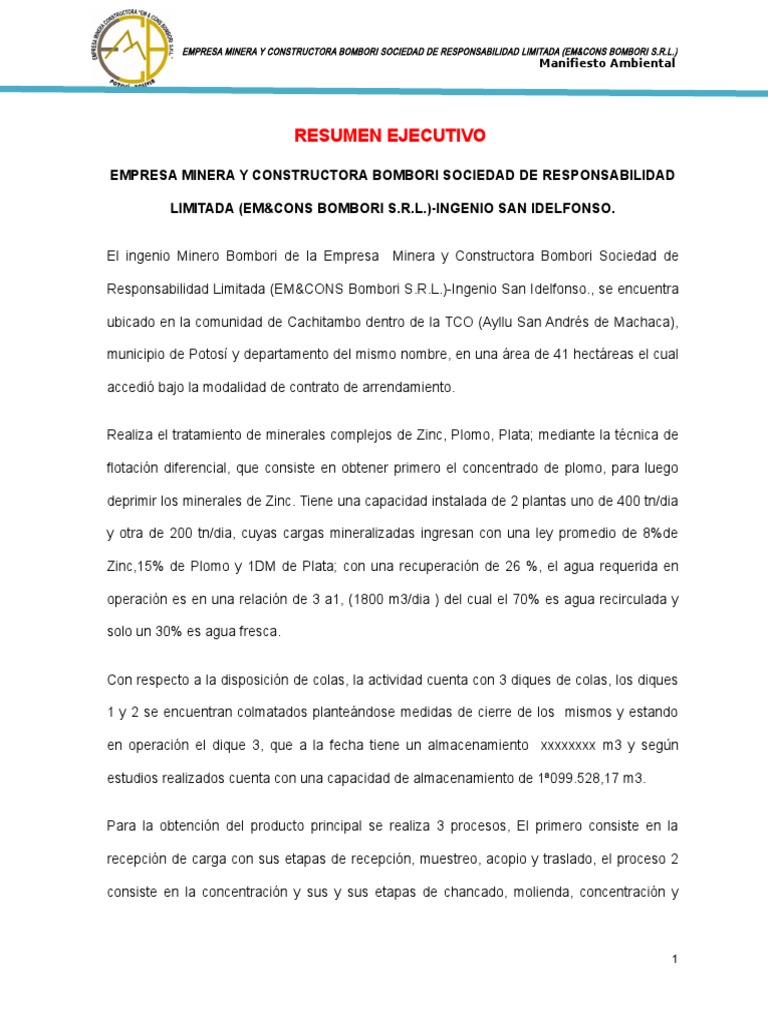 Planta Procesadora De Mienrales Bombori Ultimo Mm 18 07 19 Andes Temblores