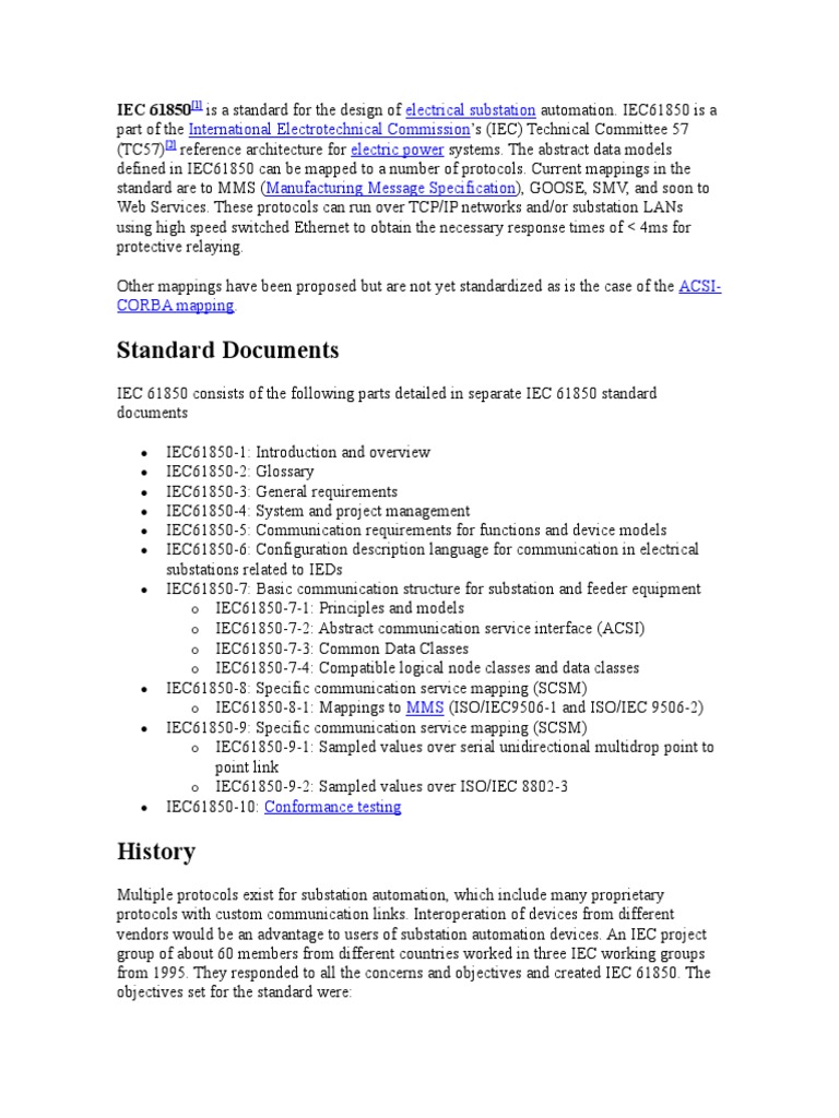 Iec 61850 | Download Free PDF | Internet Protocol Suite | Computer Data