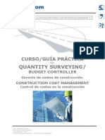 Quantity Surveying Budget Controller Cost Management Control Costes