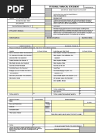 Personal Financial Statement