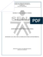 Estudio de Caso Aplicando Las Normas de Contratación de Personal.