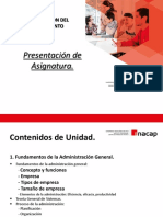 Fundamentos de La Administracion General.