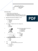 I. Choose The Correct Answer by Crossing A, B, C, or D!: Petunjuk Umum