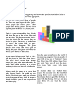 Nonfiction Reading Test Tetris