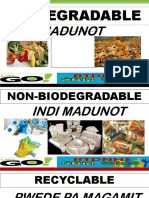 Biodegradable vs Non-Biodegradable Items