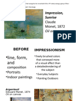 Impression, Sunrise: Claude Monet, 1872