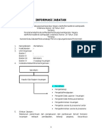 Informasi Jabatan Bendahara