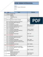 Rundown Acara Seminar Internasional