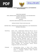 PermenDesaPDTT Nomor 11 Tahun 2019 Ttg Prioritas Penggunaan Dana Desa Tahun 2020 (Salinan)