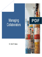 Managing Collaborators: Dr. Alok R. Saboo