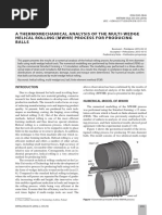 A Thermomechanical Analysis of The Multi-Wedge Helical Rolling (MWHR) Process For Producing Balls