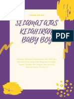 Selamat Atas Kelahiran Baby Boy PDF