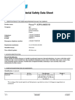 Material Safety Data Sheet: Flocryl™ ACRYLAMIDE 50