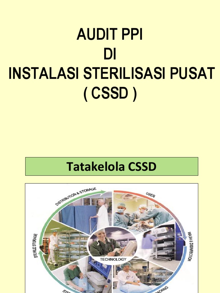 Audit CSSD | PDF | Kesehatan Holistik | Teknologi & Rekayasa