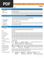 Format R10 dan R7 Kebutuhan Guru | PDF