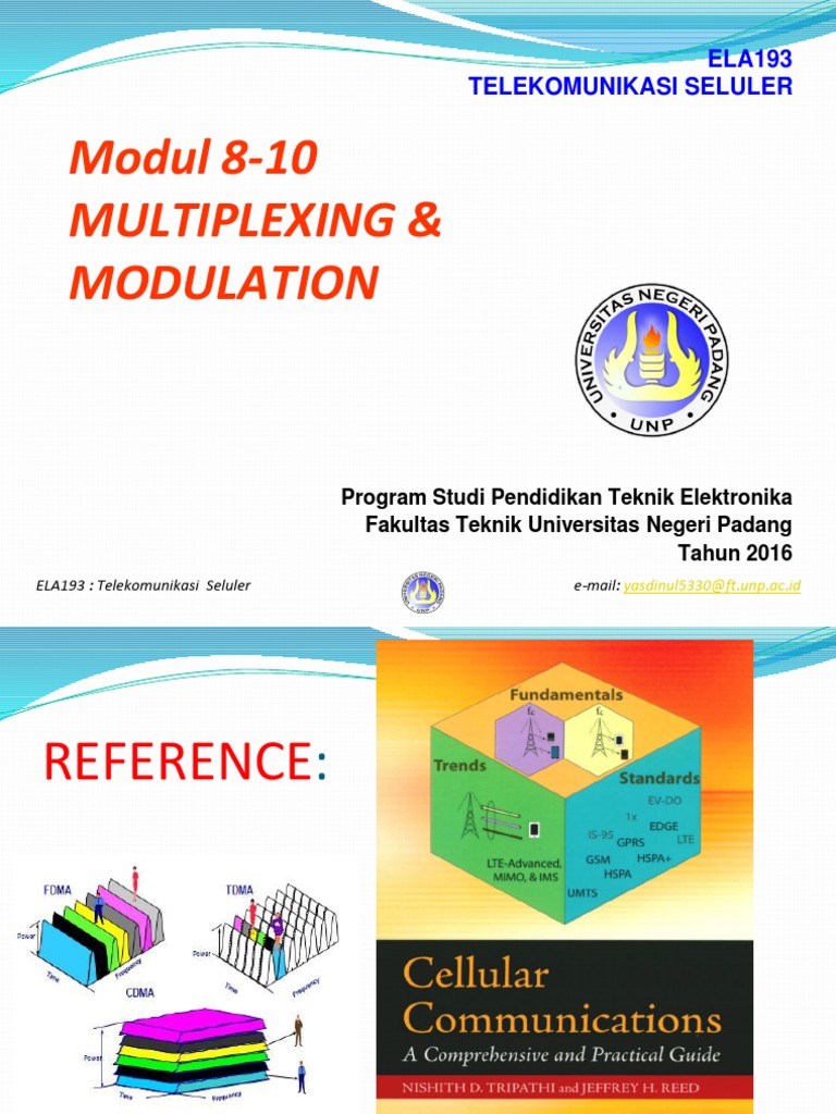 Multiplexing and Modulation in Cellular Tech | PDF | Modulation ...