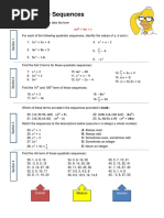 Quadratic Sequences: Hardest Easiest