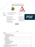 Informe Presupuesto Institucional de La Provincia de Trujillo