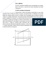 Intersección Entre Líneas y Planos